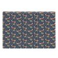 thumbnail image 1 of Fox Cutting Board, Cartoonish Pattern with Animal and Floral Strawberry Fruit Print, Decorative Tempered Glass Cutting and Serving Board, in 3 Sizes, by Ambesonne, 1 of 2