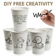 thumbnail image 5 of GINKGO 100 Pack 12 oz Disposable Paper Coffee Cups with Lids and Sleeves, Hot Coffee Cups, 5 of 7