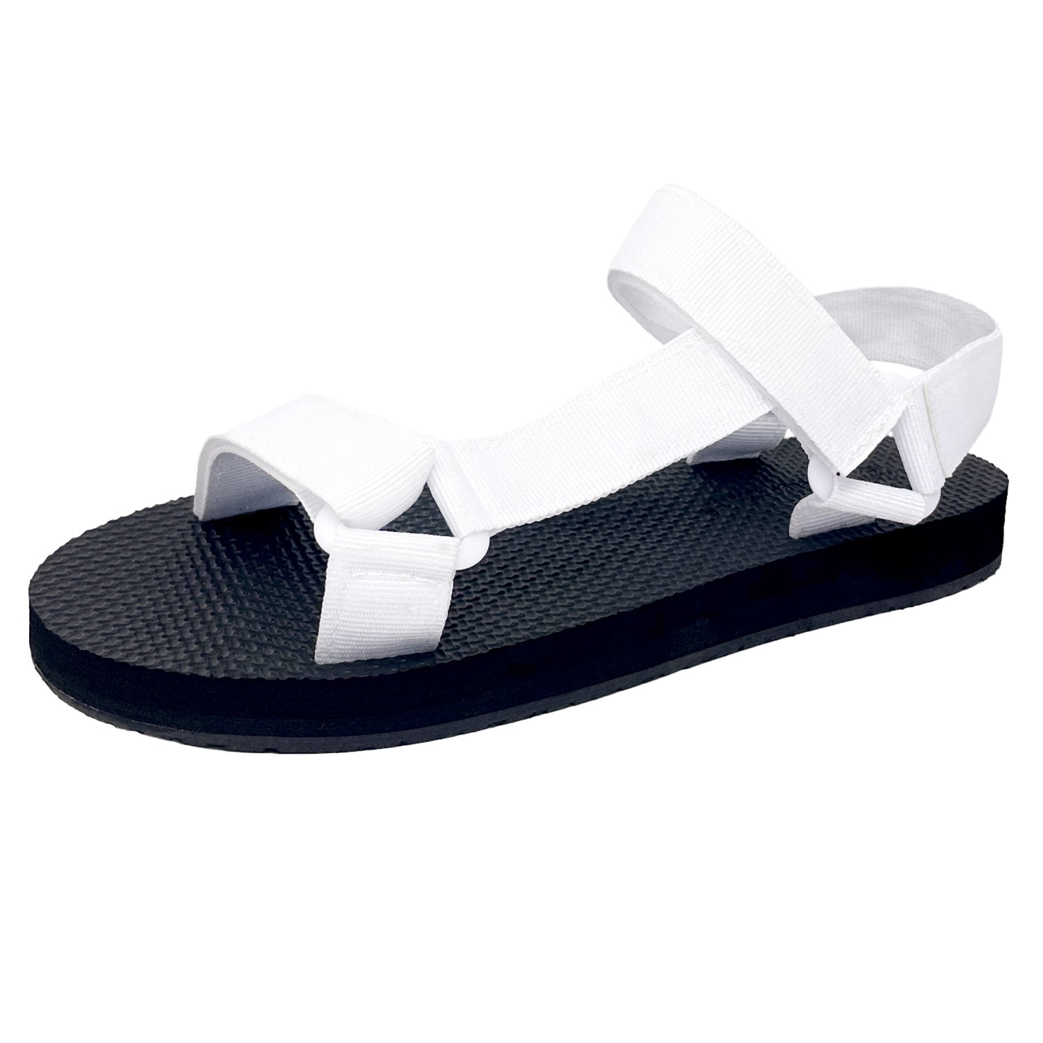 SNJ Women's Open Toe Slide Sandal with Hook and Loop Liberia Ubuy