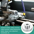 thumbnail image 5 of Uxcell Aluminum Alloy Handwheel 50mm OD 12mm Bore Machine Tool Hand Wheel for Milling Machine Lathe, Silver Tone, 5 of 6