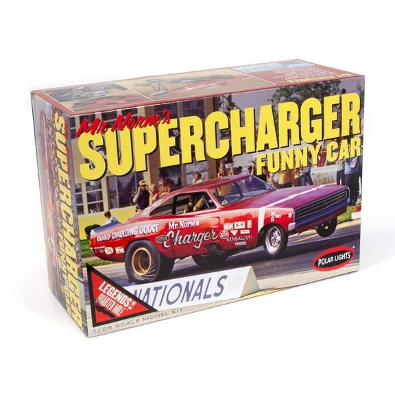 Polar Lights 1969 Dodge Charger Funny Car Mr. Norm 125 PLL989 Plastics Car/Truck 1/24-1/25