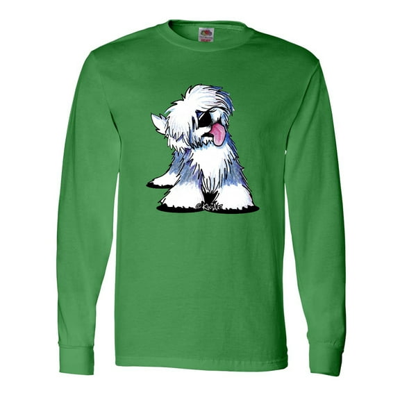 Inktastic Old English Sheepdog Long Sleeve T-Shirt