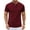 Wine Red, variant on COOFANDY Henley Shirts for Men Short Sleeve Casual Button Down Shirts Summer Beach Basic Tee