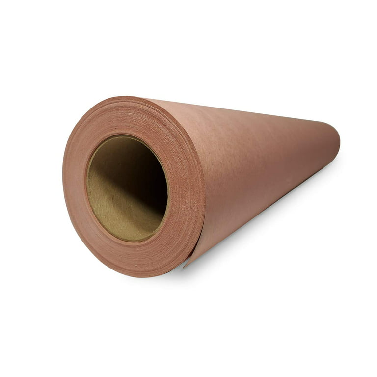 IDL Packaging 36 x 166' Red Rosin Heavy Duty 99# Contractor Painters Paper  Roll. Made in USA Paper for Floor Protection. Painting Supplies for