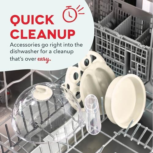 Rapid Egg Cooker - Boiler, Poacher & Steamer - Includes Measuring & Recipe Guide - Dishwasher Safe - BPA Free - Holds 7 Eggs, Cream