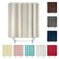 thumbnail image 5 of Godderr Polyester Waterproof Shower Curtain Solid Color Bathroom Curtain Send Ring Set Shower Curtain Bathroom Partition Curtain, 5 of 5