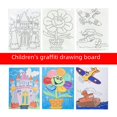 thumbnail image 1 of Tablero de dibujo de acuarela con lienzo de madera creativo para niños, para practicar el dibujo y colorear grafiti, 1 of 5