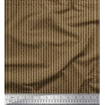 thumbnail image 1 of Soimoi Brown Rayon Crepe Fabric Brush Stroke Abstract Fabric Prints By Yard 46 Inch Wide, 1 of 3
