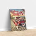 thumbnail image 3 of Be My Valentine's Golden Retriever Truck Full of Love Flower Balloon Vertical Matte Canvas Poster Goldens Dog Lover Gifts Idea Wall Art Home Decor - 02029, 3 of 5