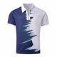 thumbnail image 3 of Mens Camisas de Manga Corta Rayas Zip-Up Solapa Deportes Top, Casual Camisa de Manga Corta para Hombres, 3 of 7