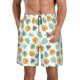 thumbnail image 1 of Balery Tiger Leaves Traje de Baño Estilo Hawaiano para Hombre, Shorts de Secado Rápido con Bolsillos-XX-Large, 1 of 6
