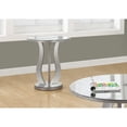 thumbnail image 2 of Pemberly Row Contemporary Metal and Glass End Table in Silver, 2 of 4