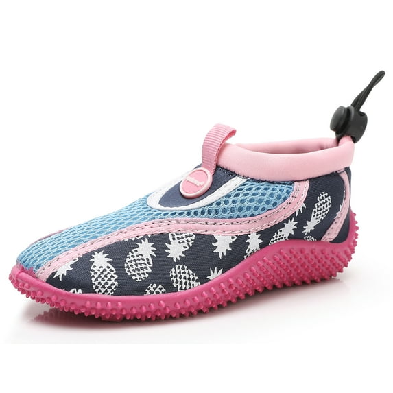 Apakowa Boys and Girls Water Shoes Lightweight Sole Easy Walking Athletic Slip on Aqua Sock(Toddler/Little Kid/Big Kid)