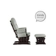 Baby Relax Huntington Glider Rocker with Storage and Ottoman, Espresso