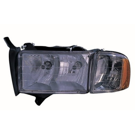 Go Parts 1999 2002 Dodge Ram 1500 Front Headlight Headlamp Go Parts 1999 2002 Dodge Ram 1500 Front Headlight Headlamp Embly Housing Lens Cover Left Driver Side 55077025ac Ch2502123 Replacement