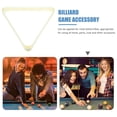 thumbnail image 3 of WRITWAA 1Pack Rack for Pool Tables with Triangle Shape in White ABS for Home and Party Use, 3 of 8