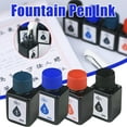 thumbnail image 2 of 20ml Non-Carbon Ink Refill for Fountain Pens - Black, Blue, Blue Black, Red Colors - Easy Carry Plastic Bottle, 2 of 9