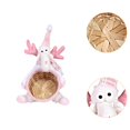 thumbnail image 3 of Cesta para guardar dulces, contenedor para refrigerios y azúcar de Navidad, accesorio para regalo de Navidad coleccionable Estatua de ciervo, 3 of 7