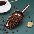 thumbnail image 3 of Copper Ice Scoop, Fashion Ice Cream Scoop, Premium Stainless Steel Cookie Scoop, Dog Food Scoop, Sturdy Flour Scoop, Utility Candy Scoop, Dishwasher Safe (6oz/9 Inch), 3 of 7