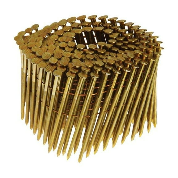 Grip-Rite  15 Degree 11 Gauge Ring Shank Angled Coil Framing Nails - 3.25 in. x 0.12 in. Dia.