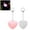 White+Pink, variant on Purse Light, Handbag Light for Purse Accessories Must Haves, Heart Shaped Purse Lamp with Automatic Sensor, Best Gifts for Women, Girls, Friends(White)
