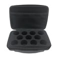 thumbnail image 3 of Bolsa protectora especial yo con 11 ranuras, a prueba de golpes, portátil, multiusos, con asa y organizador de doble cremallera negro, 3 of 10