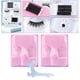 thumbnail image 4 of Kit de extensión de pestañas, bandeja para pestañas, productos profesionales para principiantes. Bandeja de 2 piezas rosa, 4 of 9