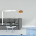 thumbnail image 2 of Mesa Auxiliar Tejida De Acrílico Para Espacios Pequeños Con Cesta De Frutas, Tazón Para Aperitivos Y Plato De Pan. Mesa Auxiliar Decorativa Para Baño, Hogar, Sala De Estar., 2 of 8