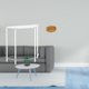 thumbnail image 2 of Mesa Auxiliar Tejida De Acrílico Para Espacios Pequeños Con Cesta De Frutas, Tazón Para Aperitivos Y Plato De Pan. Mesa Auxiliar Decorativa Para Baño, Hogar, Sala De Estar., 2 of 8