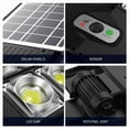 Cold White 6500K Solar Street Lights Outdoor, Motion Sensor, Commercial ...
