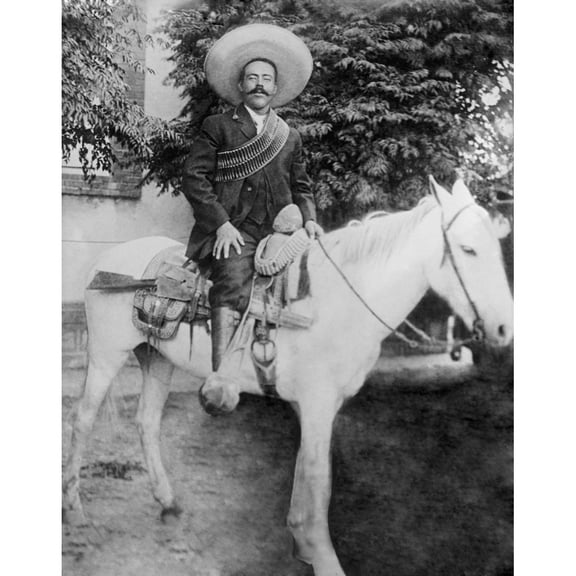 Francisco Pancho Villa History (18 x 24)