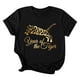 thumbnail image 4 of Blusa informal de manga corta con estampado de año nuevo y cuello redondo para mujer Fridja gope3219, 4 of 6