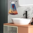 thumbnail image 5 of Yiaed Sunset Rose Elegance Print Coral Velvet Wipes Absorbent Wipes Cleaning Cloths Household Table and Dish Wiping Cloths, 5 of 7