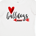 thumbnail image 4 of Inktastic Bulldogs with Heart and Arrow Boys or Girls Toddler T-Shirt, 4 of 5