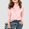 thumbnail image 2 of Kogui Cute Sweaters for Toddler Girls Toddler Baby Girl Sweater Cute Kids Outfit Little Girls Long Sleeve Bow Knit Sweatshirt Pullover Tops Size 4T 5T (Pink,4-5 Years), 2 of 9