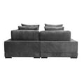 thumbnail image 3 of Moe's Home Collection Tumble Condo-Sized Modular Sectional Charcoal, 3 of 4