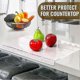 thumbnail image 3 of Clear Acrylic Cutting Board, 40 x 30 cm, with Stop Edge, Heat and Scratch Resistant (Transparent Color), 3 of 5