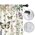 thumbnail image 4 of Blackout Kids Curtains,Pioneer Flower and Butterfly Childrens Insulated Curtains Set Of 2,Bedroom Essentials,Toddler Room Decor 42x54in(106x137cm), 4 of 4