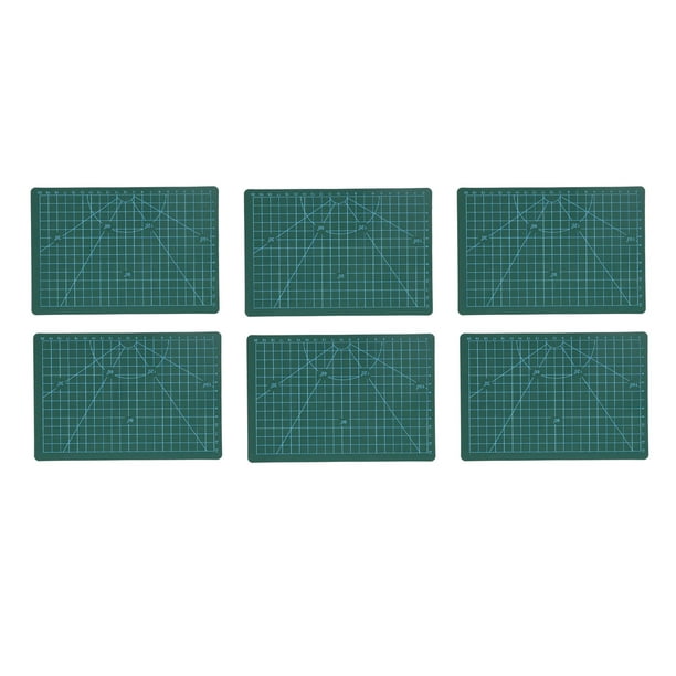 Tablero de PVC autorreparador para manualidades, bricolaje, tabla de corte de PVC para acolchado, costura, manualidades, tamaño A5 (6 piezas)