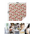 thumbnail image 4 of Red Strawberry Cloth Napkins Set of 8 Reusable Dinner Napkins, Country Fruit Summer Retro Tropical Cocktail Napkin Washable Table Napkins for Wedding/Holiday Party/Baby Shower 20"x20", 4 of 7