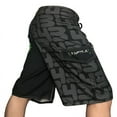thumbnail image 3 of Men's Swim Trunks Quick Dry Beach Swim Shorts for Men Summer Beach Shorts Drawstring with Elastic Waist and Pockets, 3 of 5
