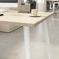 thumbnail image 4 of Bush Business Furniture Vista 60W L Shaped Desk with Splayed Metal Legs and Low Storage Cabinet, 4 of 8