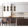 thumbnail image 2 of Cal Lighting Zamora 4-Light Wood & Metal Island Pendant Fixture in Brown, 2 of 3