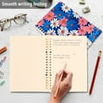thumbnail image 4 of FORMRS 1-Subject Spiral Notebook 8" x 5" College Ruled 60 Refillable Sheet A5 Hard Cover, 2 Pack, Pink Flowers Pattern, 4 of 7