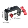 thumbnail image 3 of C Clamp with 1/4inch Thread Hole Heavy Duty Aluminum Clamps for Desktop Mount Holder LCD Monitors Desk, 3 of 8