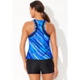 thumbnail image 2 of Swimsuits for All Chlorine Resistant High Neck Racerback Tankini Set With Boy Short, 2 of 3