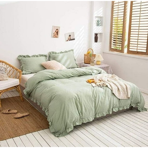 Ensemble de Housse de Couette Végétale Double Branches 3D Ensemble de  Parure de Lit Imprimé Blanc Ensemble de Couette Simple Queen King Size  Textiles