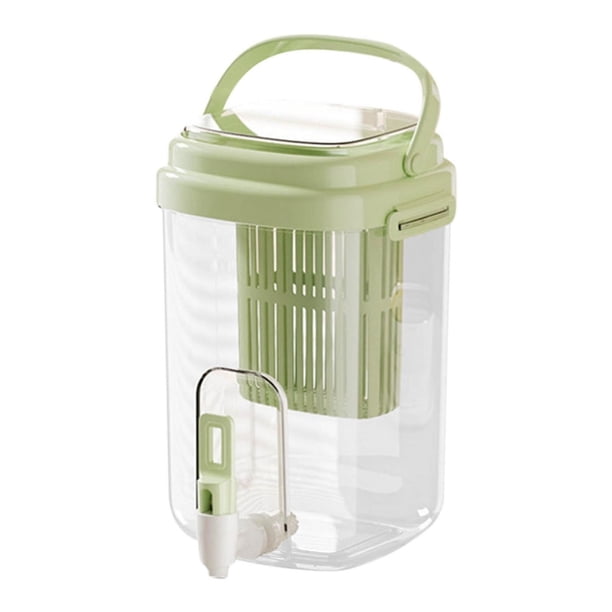 Dispensador de bebidas de 0,5 galones for frigorífico con espita y mango for bebidas heladas, zumo de limonada