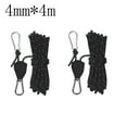 thumbnail image 6 of CENL 2pcs outdoor pulley adjuster tent holder reflective rope outdoor binding 4mm/6mm, 6 of 10