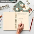 thumbnail image 4 of FORMRS 1-Subject Spiral Notebook 8" x 5" College Ruled 60 Refillable Sheet A5 Hard Cover, Winter Goose Scarves, 4 of 7